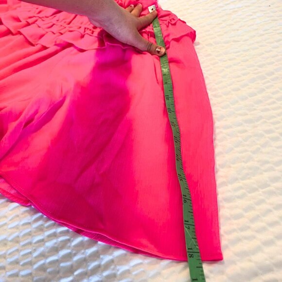 Cato Pink Ruffle Blouse - Picture 2 of 8